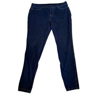 Dark Wash Mid Rise Jeggings Women’s Size Large